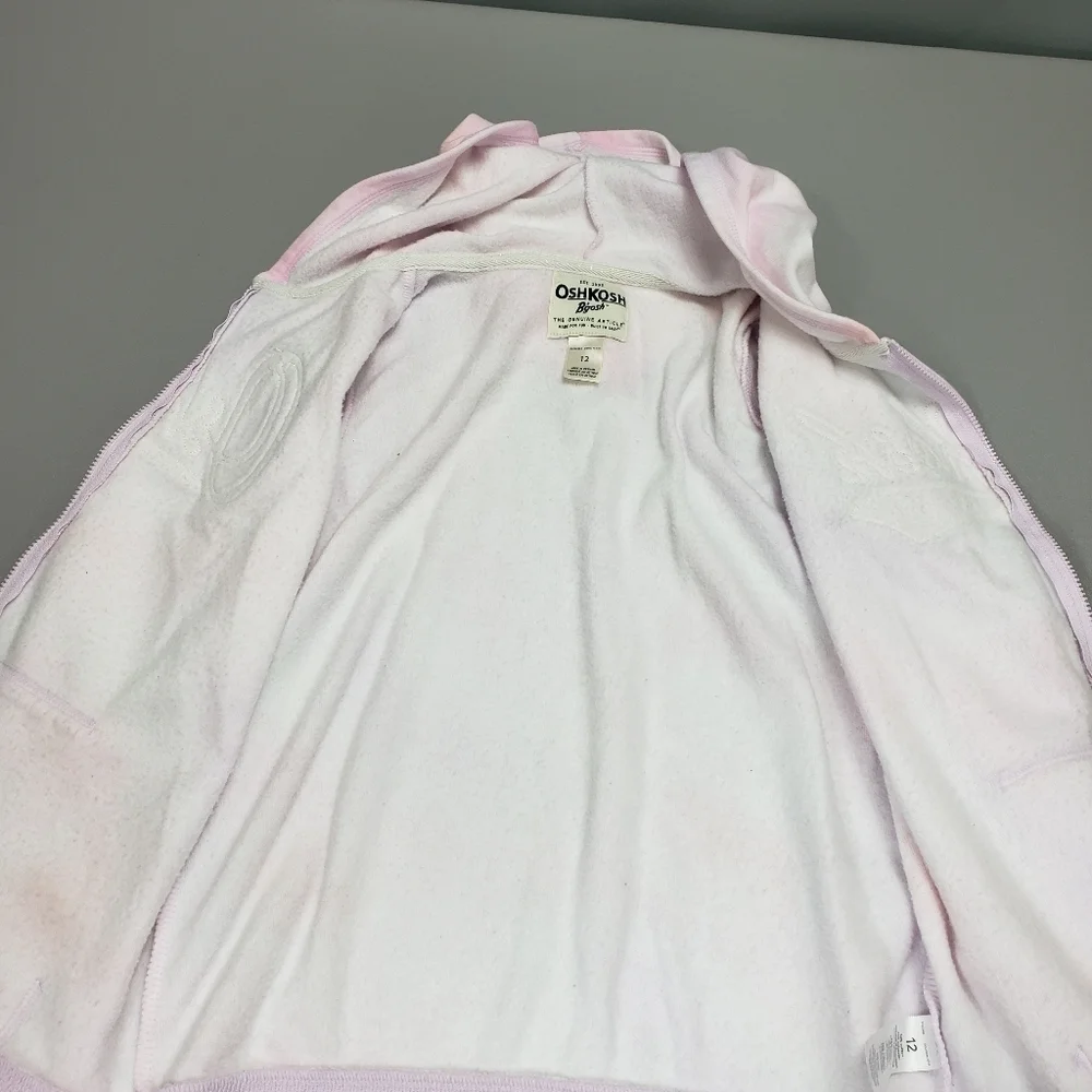 Girls oshkosh pastel tie dye light jacket size 12